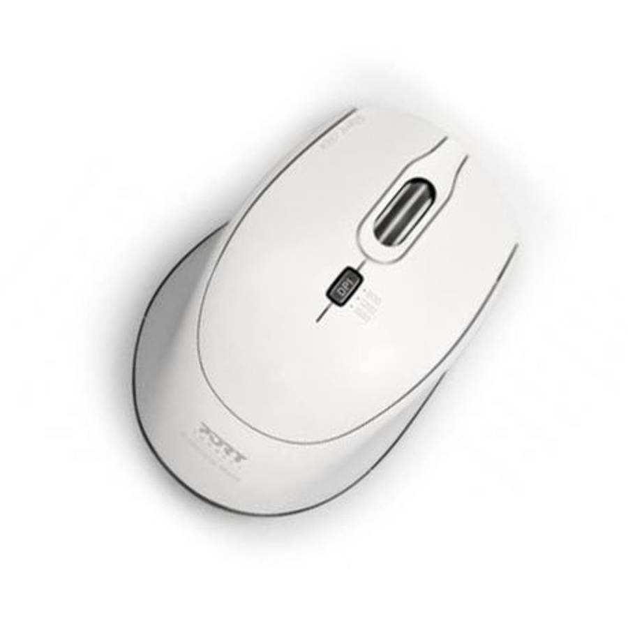 Port - Office Pro Silent 2.4GHz Wireless Mouse White - Port - Office Pro Silent 2.4GHz Wireless M...