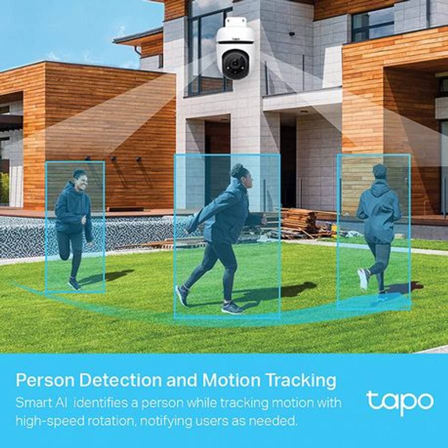 Tp-Link - Tapo C500 Outdoor Pan/Tilt Security WiFi Camera with AI Detection - Tp-Link - Tapo C500...