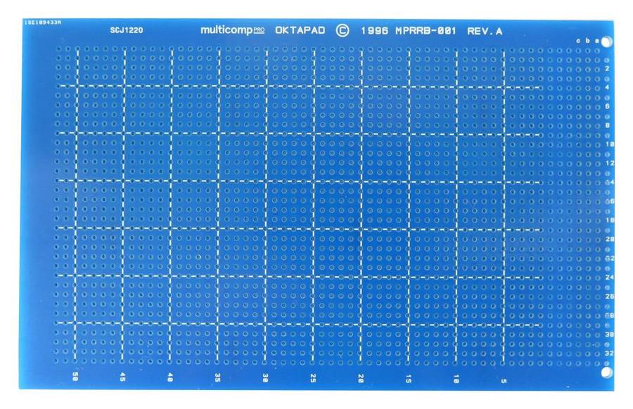 Multicomp Pro (MPRRB-001) Oktopad, Eurocard, Epoxy Glass Composite