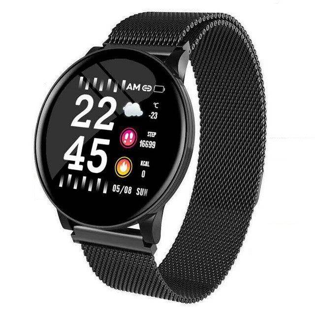 Techme W8 Smart Watch Heart Rate Monitor Tracker Fitness Sports Watch - Open Box