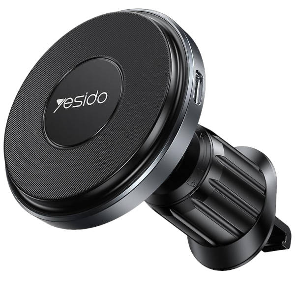 YESIDO - C190 - 15W Quick Wireless Car Charger With Magsafe - Black