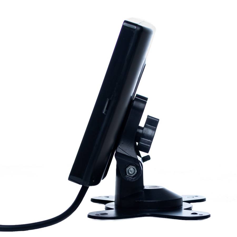 7" TFT/LED Hi- Res Display Monitor, Headrest Shroud and Stand/Touch button