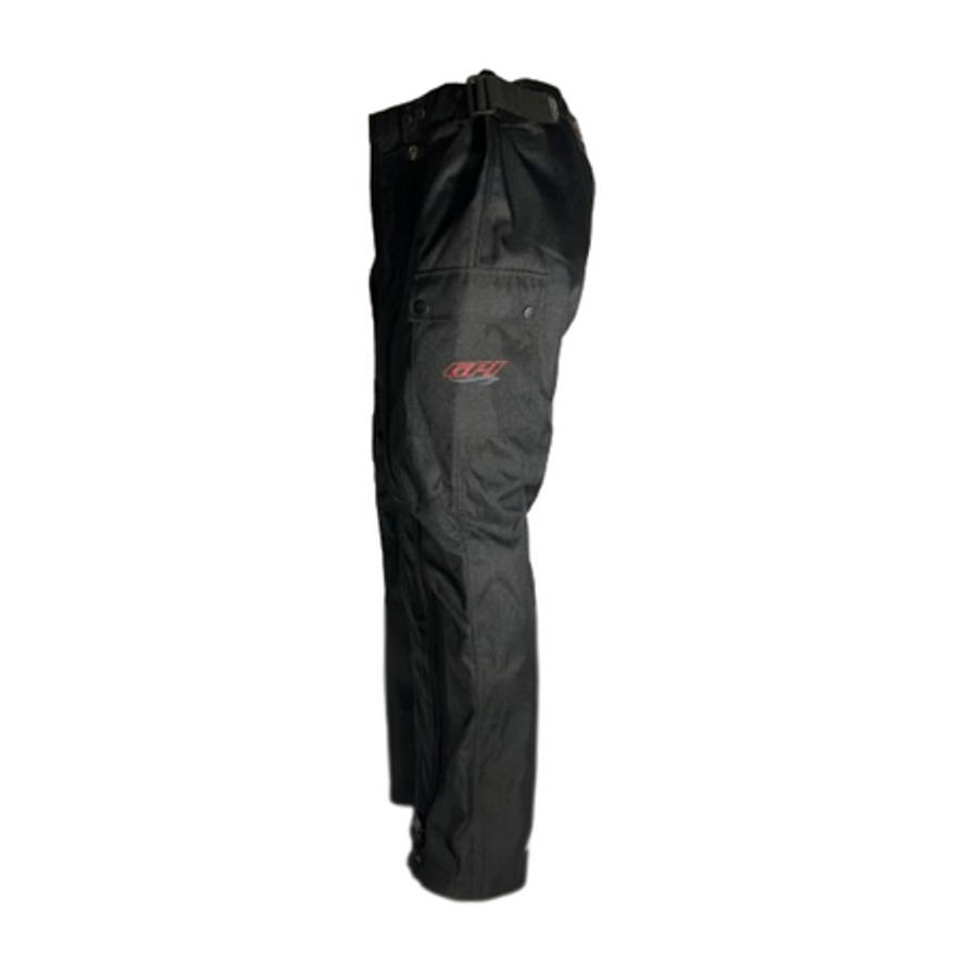 GPI Biker Dual Zip Overall Pants Black Size L