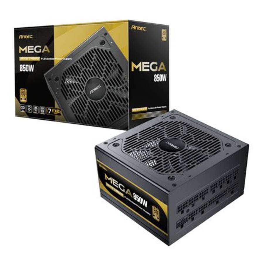 Antec - MEGA 850W 80 PLUS Gold ATX3.1 PCIE 5.1 Fully Modular Power Supply - Antec - MEGA 850W 80 ...