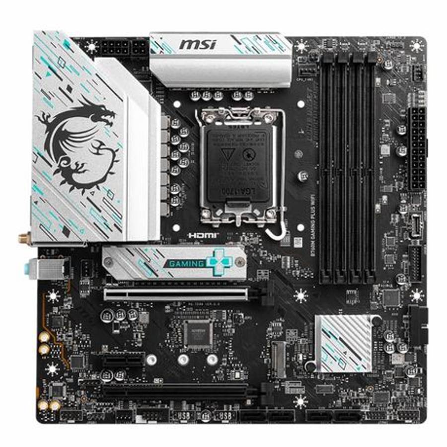 MSI - Gaming Plus 14th/13th/12th Gen Intel Core DDR5 Gaming Motherboard - MSI - Gaming Plus 14th/...