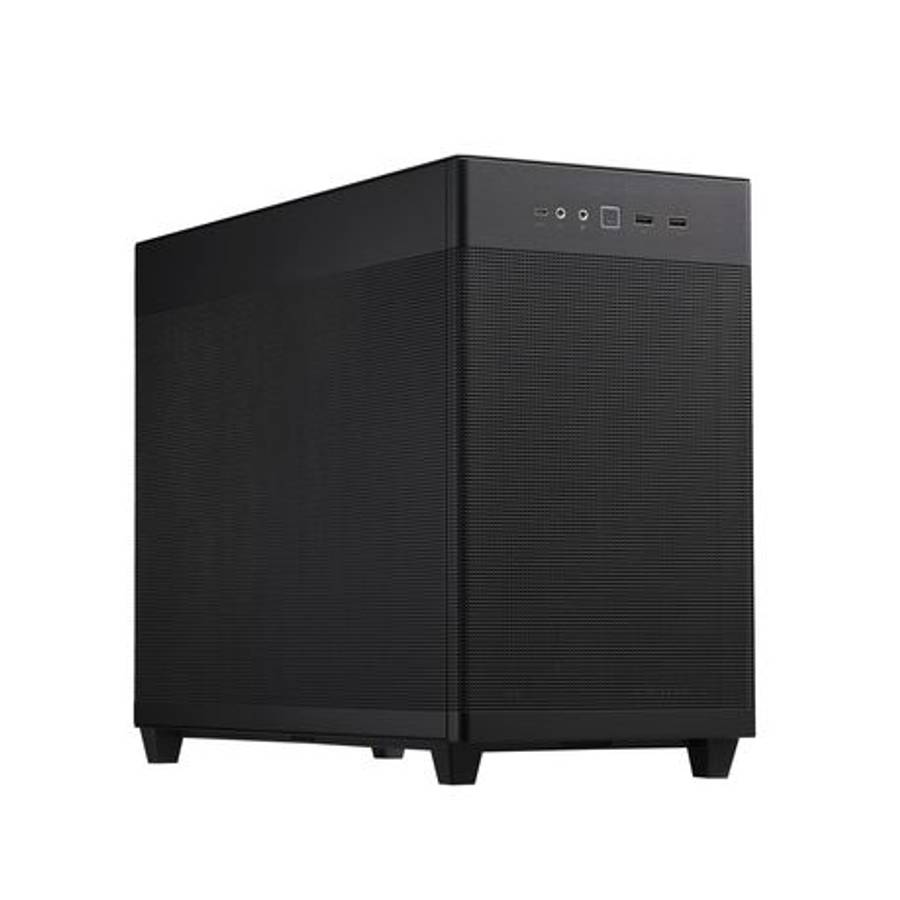 Asus - Prime AP201 Mesh MicroATX Chassis - Black - Asus - Prime AP201 Mesh MicroATX Chassis - Black