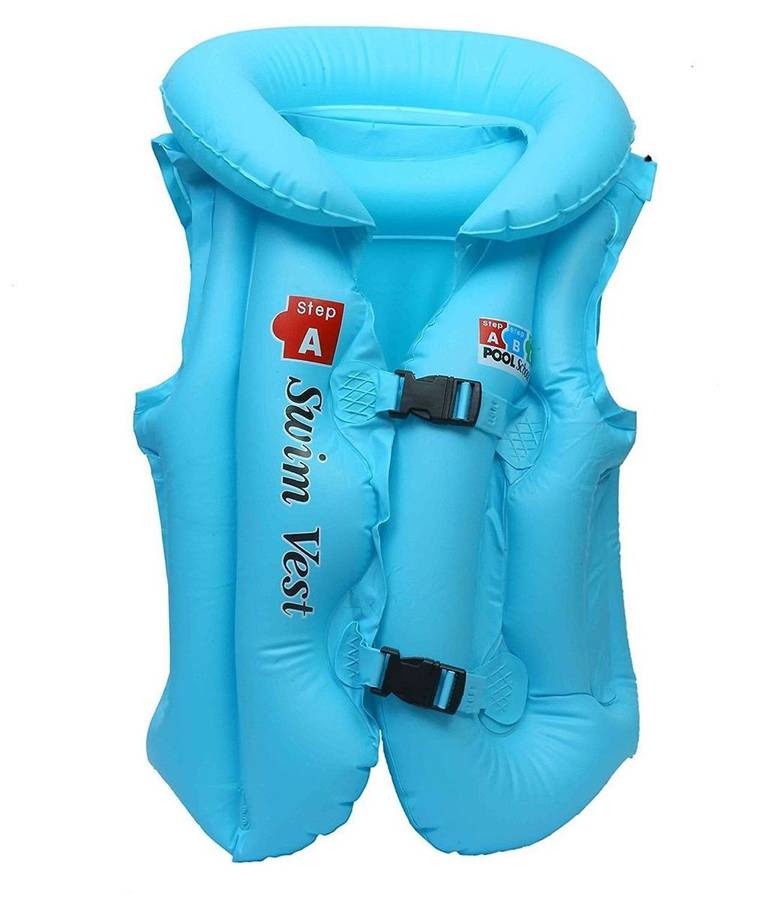 Boys and Girls Inflatable Swimming Vest Step A