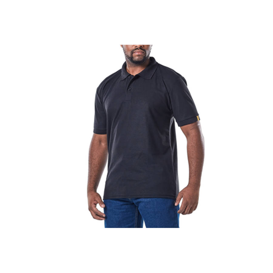 Dromex - 100% Polyester Golfer - Black - 5XL - Dromex - 100% Polyester Golfer - Black - 5XL