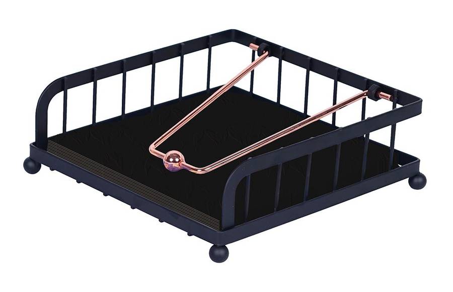 Berlinger Haus Premium Iron Napkin Holder - Black Rose Collection (DISPLAY MODEL)