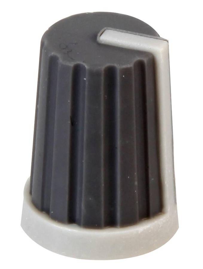 Multicomp Pro (CR-MS-5) Knob, Splined Shaft, 6 mm