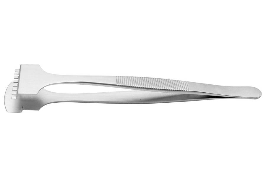 Ideal-Tek (48WF.SA) Tweezer, Wafer, Flat Bottom Paddle, Stainless Steel