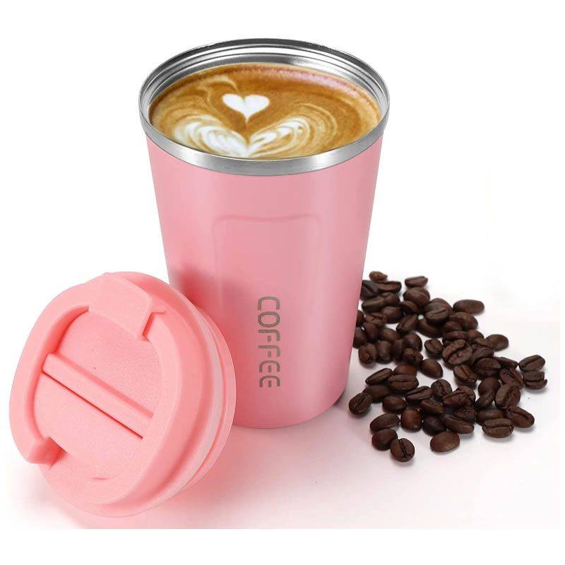 Stainless steel vacuum travel coffee mug - 510ml