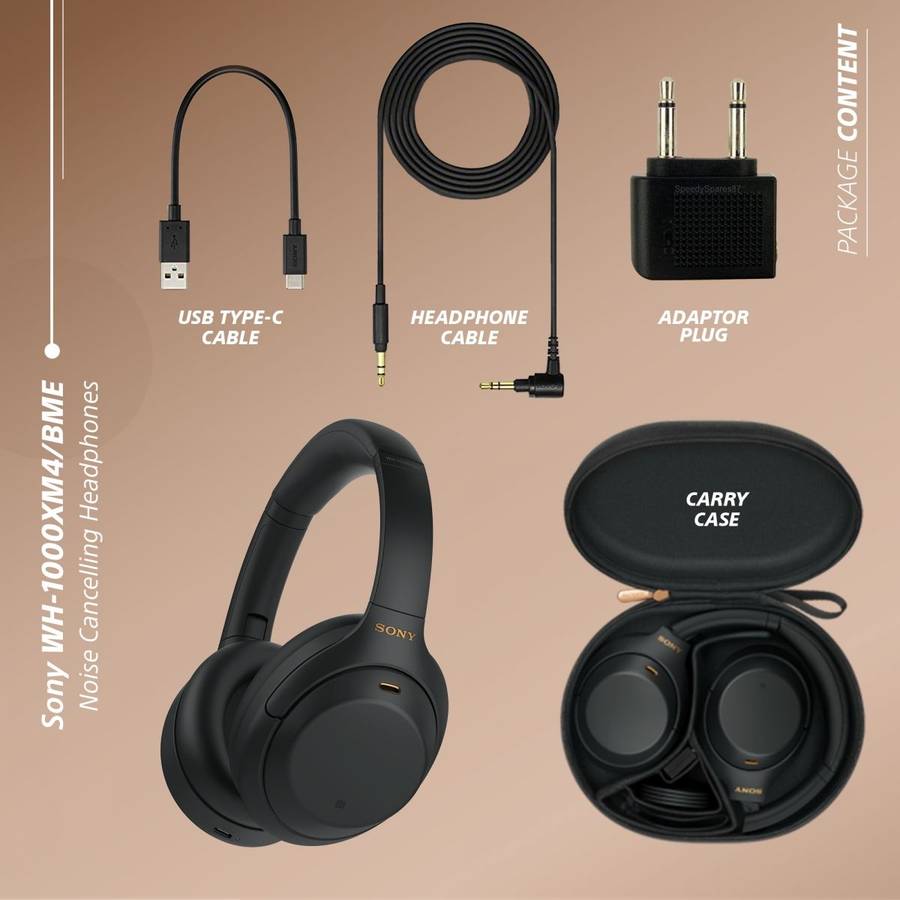 Sony WH-1000XM4 Wireless Noise-Canceling Headphones