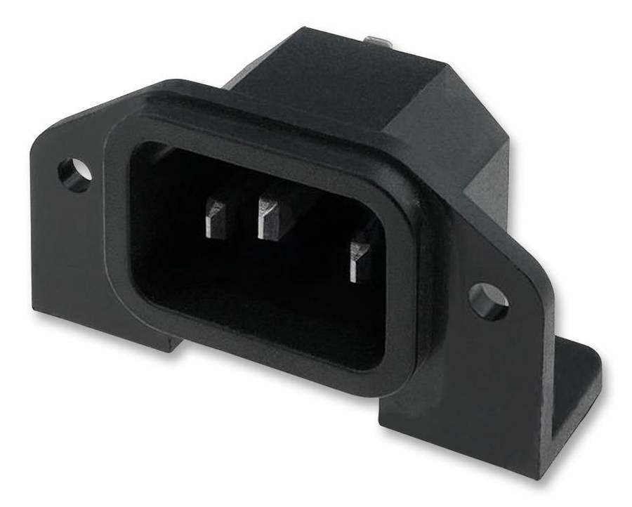 Bulgin Limited (PX0580/PC) IEC Power Connector, IEC C14 Inlet, 10A, 250VAC