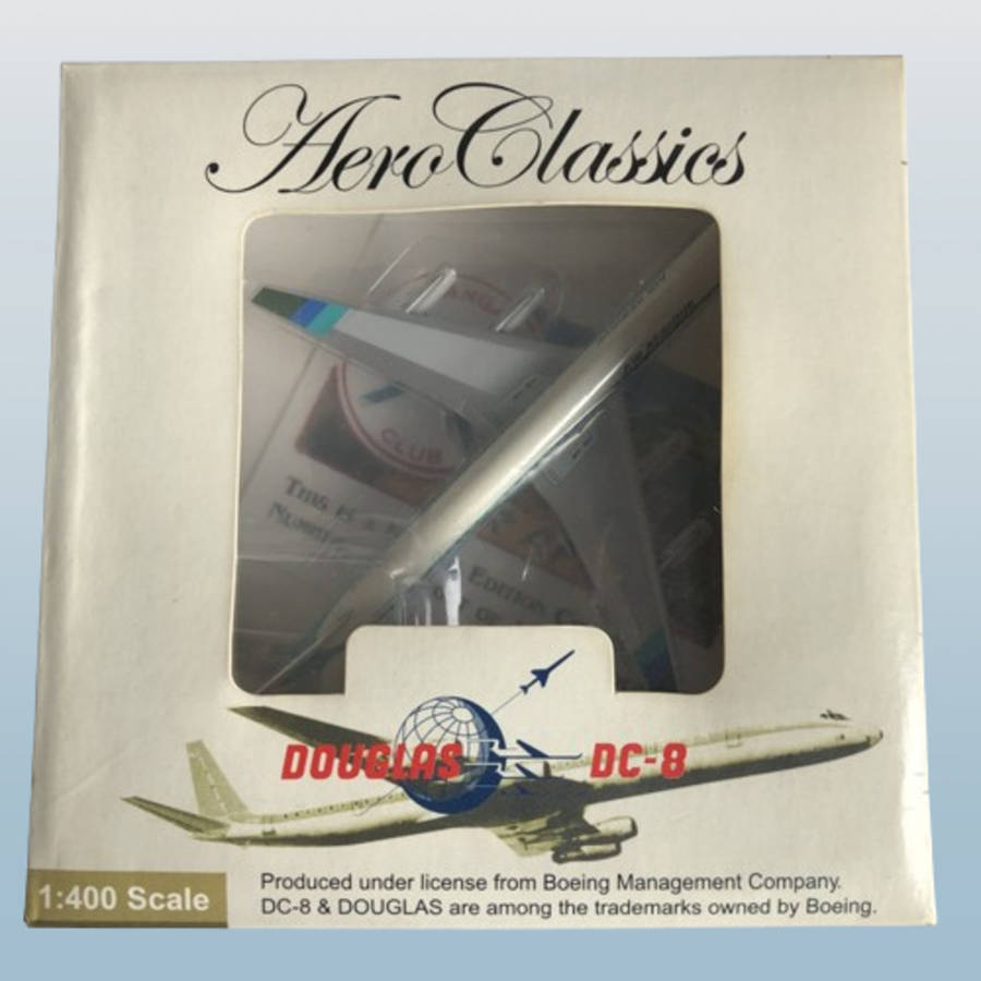 1:400 Scale, Air Afrique, Douglas DC-8, Diecast Display Aircraft Model
