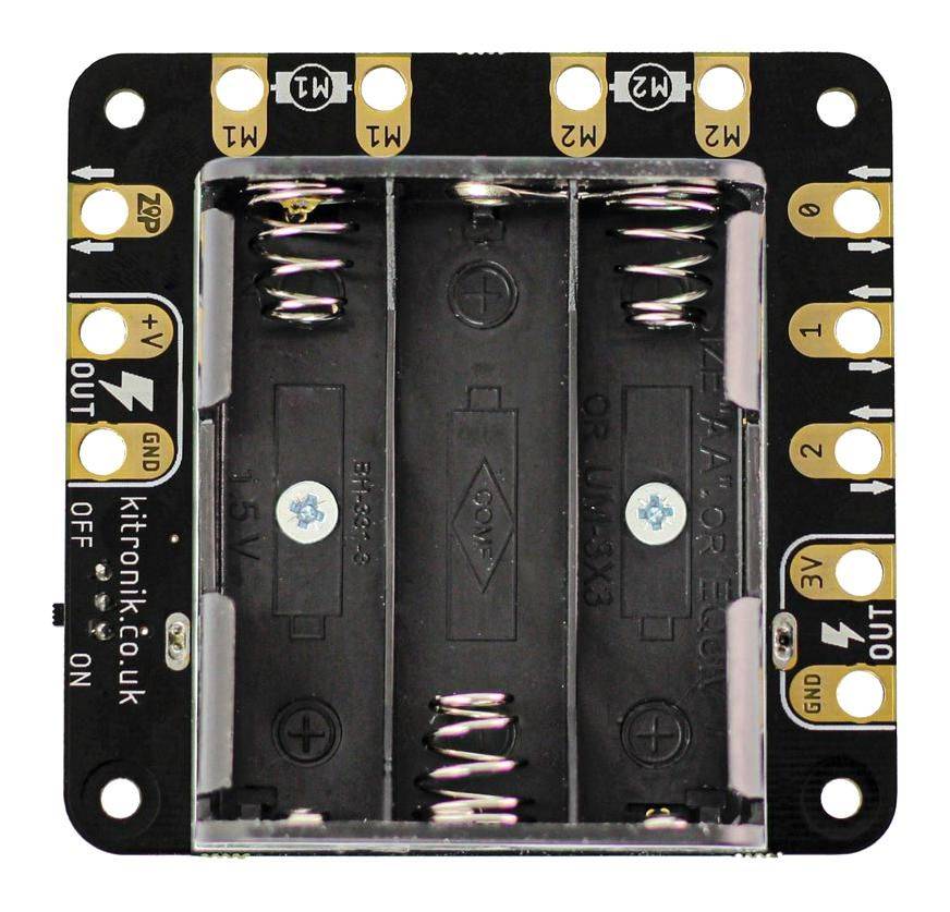 Kitronik (5655) Motor Driver Board, 4.5 V, BBC micro:bit