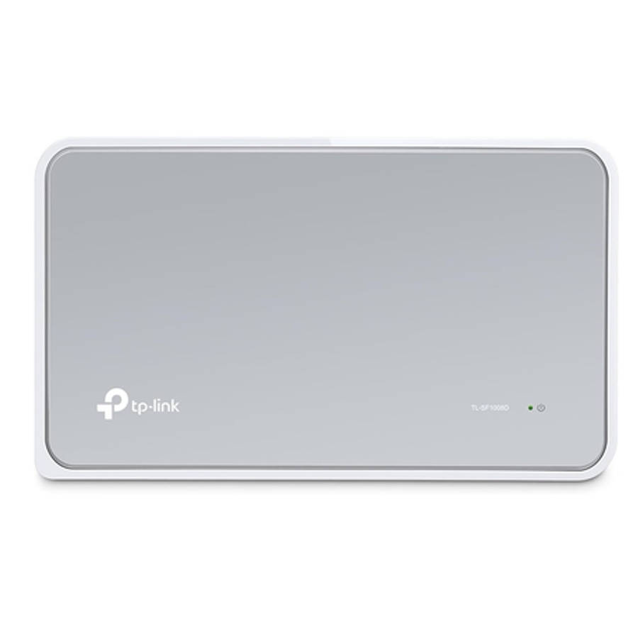 Tp-Link - SF1008D 8-Port 10/100Mbps Desktop Switch Green Tech Plug & Play - Tp-Link - SF1008D 8-P...