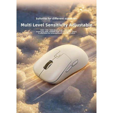 Lenovo Lecoo - WS216 - 2.4Ghz Silent & Comfortable Wireless Mouse - White