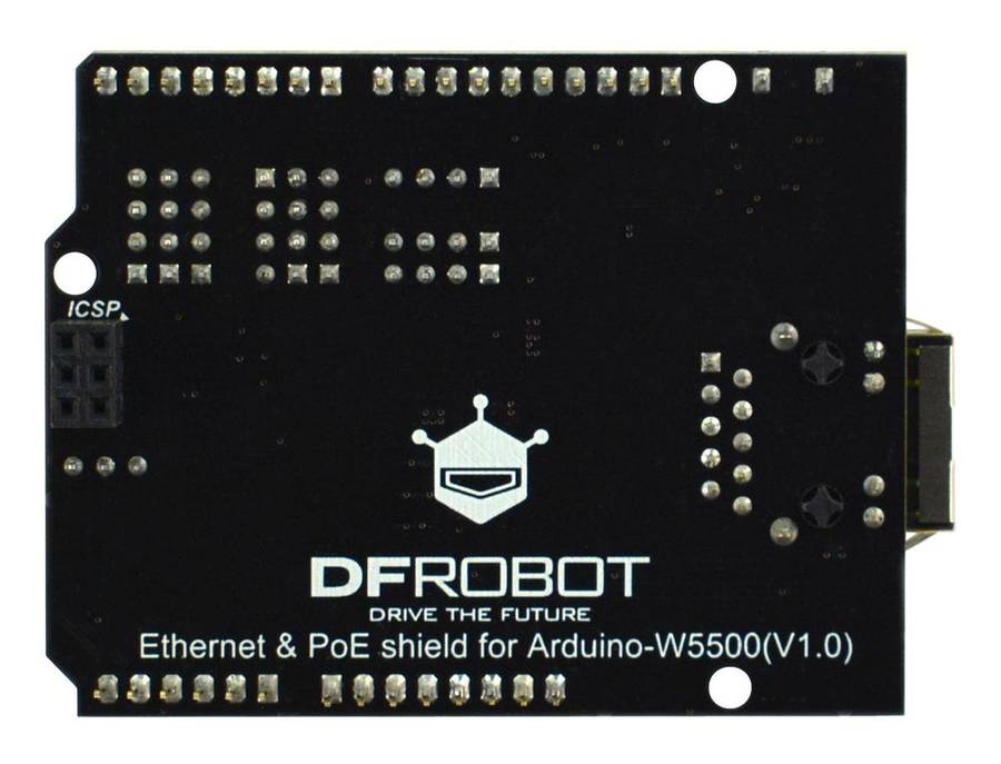 DFRobot (DFR0850) Ethernet And POE Shield, W5500, Arduino Ethernet Shield 2