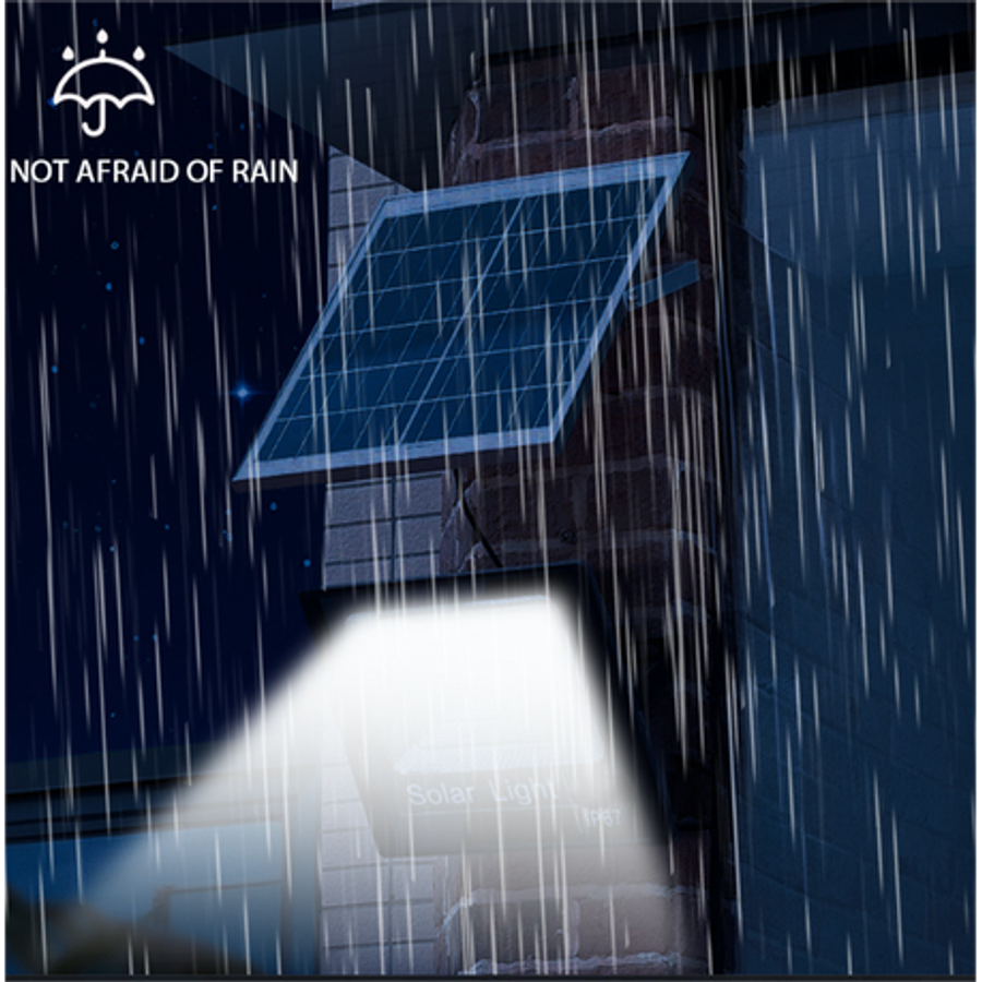 50W Solar LED Floodlight IP67 Waterproof Outdoor Light with Remote Control