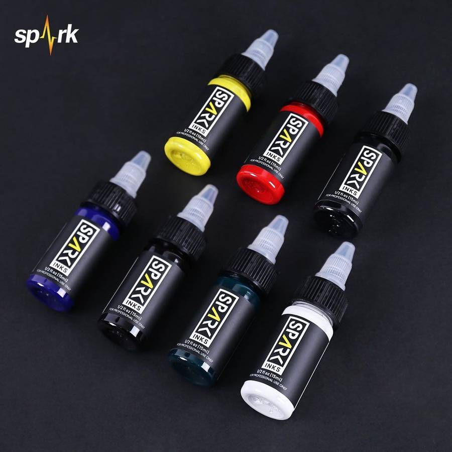Professional Colorful Tattoo Ink - Set of 14 x 30ml