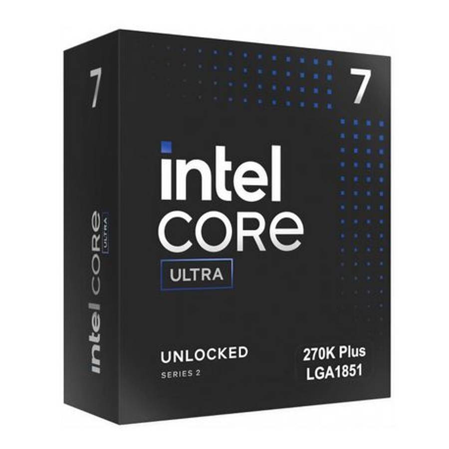 Intel - Core Ultra 7 270K Plus LGA1851 3.70GHz 24-Core CPU - Intel - Core Ultra 7 270K Plus LGA18...