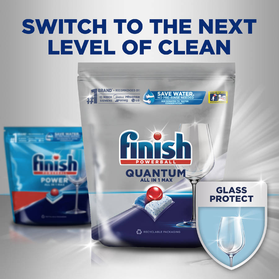 Finish 100's Auto Dishwashing All In One Max Tablets, Regular