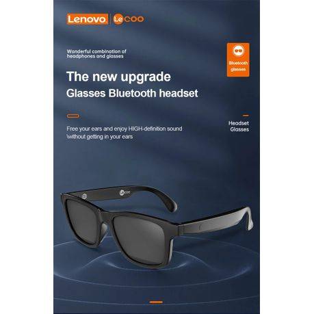 Lenovo Lecoo - C8 - UV400 Polarized Wireless BT Smart Sunglasses - Silver