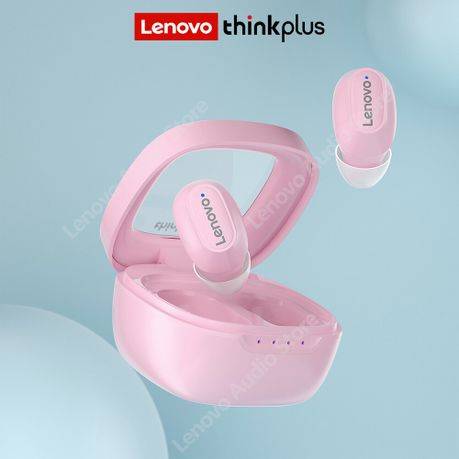Lenovo - XT62 -Transparent Design Wireless Noise Cancelling Earphones- Pink