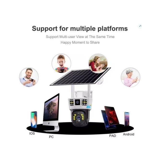4G Solar PTZ Security Camera