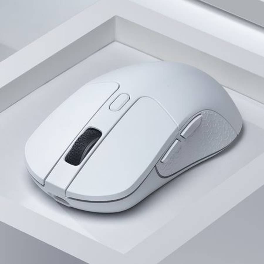 Keychron - M3 RGB Wireless Optical Mouse - White - Keychron - M3 RGB Wireless Optical Mouse - White