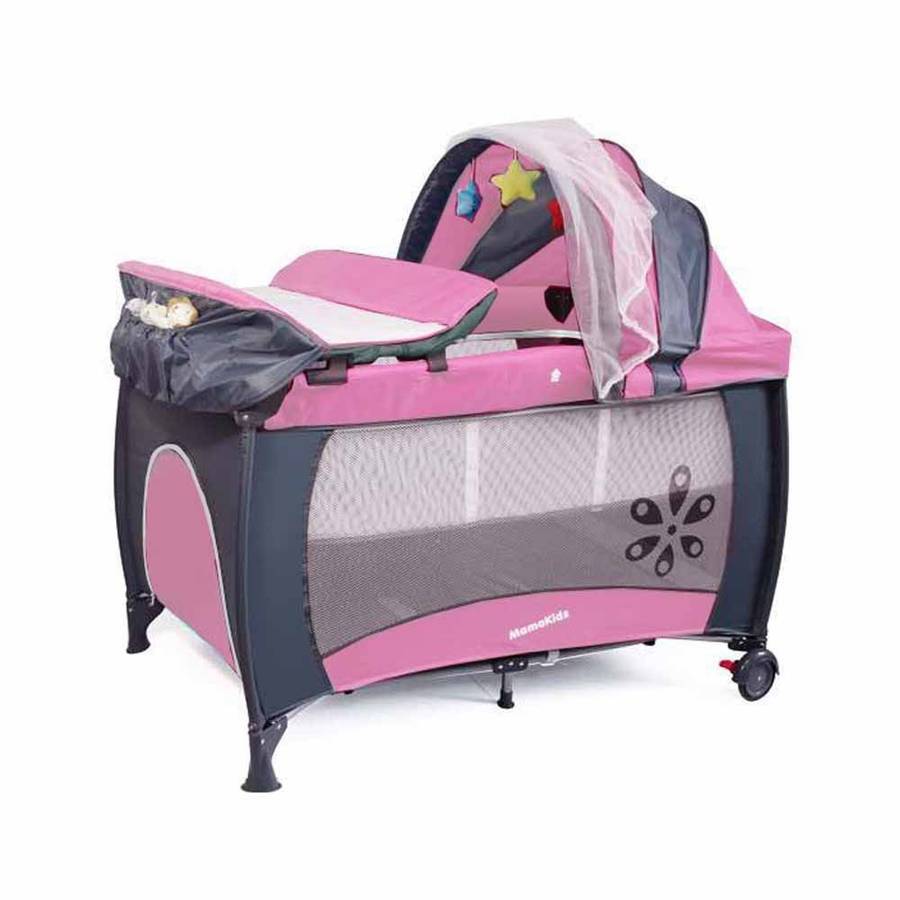 Mamakids Camp Cot - Sleepy Pink