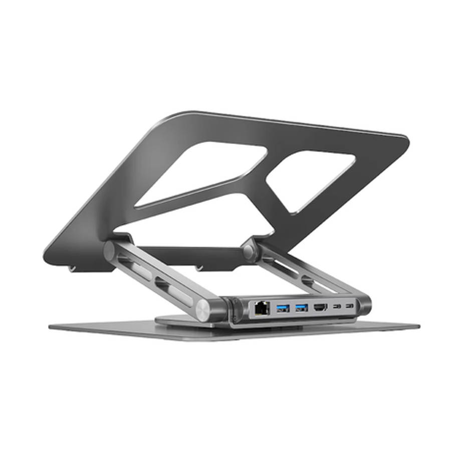 Unitek - 360 Rotating Base Stand with Type-C Docking Station - Unitek - 360 Rotating Base Stand w...