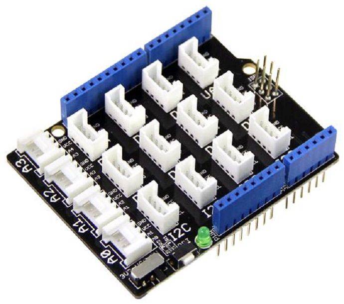 Seeed Studio (103030000) Base Shield, Grove, Arduino Development Board