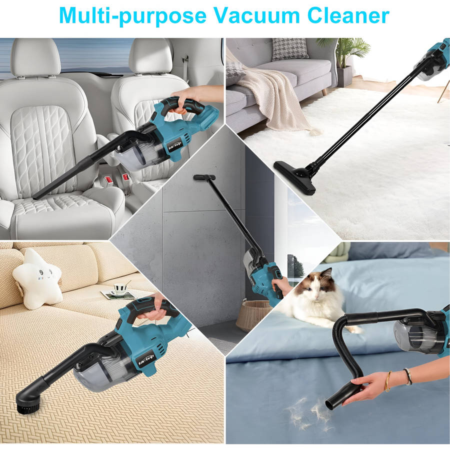 Brushless Motor Lithium Battery Rechargeable Vacuum Cleaner 400W