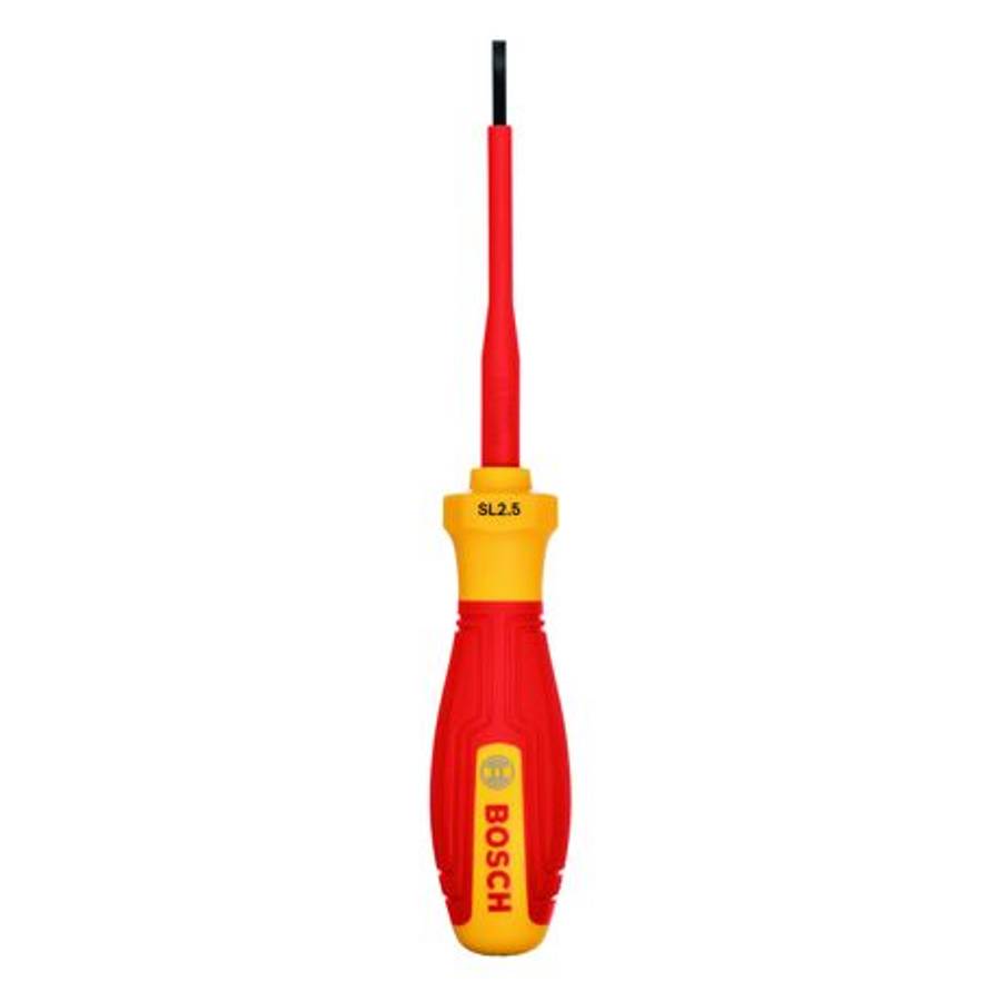 Bosch - VDE Screwdriver SL 2.5 x 75mm - Bosch - VDE Screwdriver SL 2.5 x 75mm