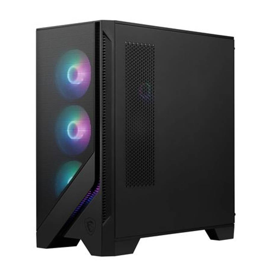 MSI - MAG Forge 320R Airflow ATX Gaming Chassis - MSI - MAG Forge 320R Airflow ATX Gaming Chassis