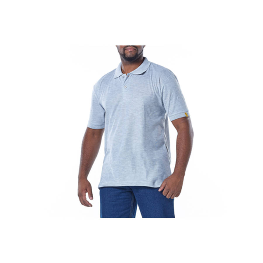 Dromex - 100% Polyester Golfer - Grey - 5XL - Dromex - 100% Polyester Golfer - Grey - 5XL