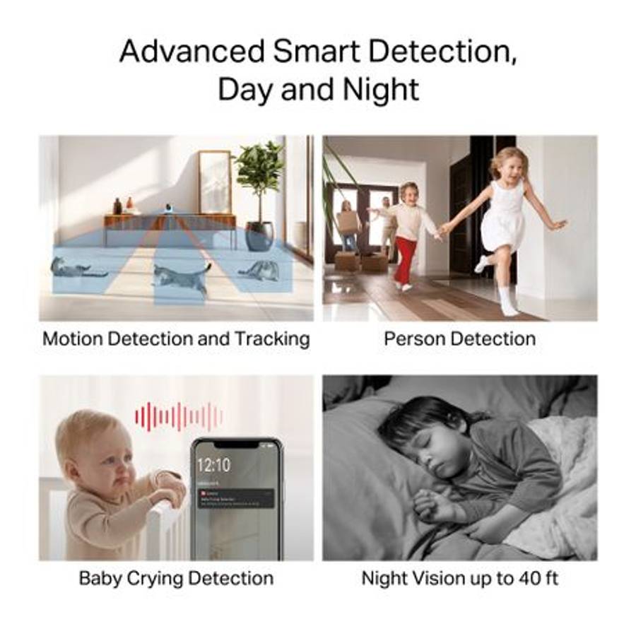 Mercusys - MC210 2K 3MP Pan/Tilt WiFi Security Camera with Night Vision Audio - Mercusys - MC210 ...