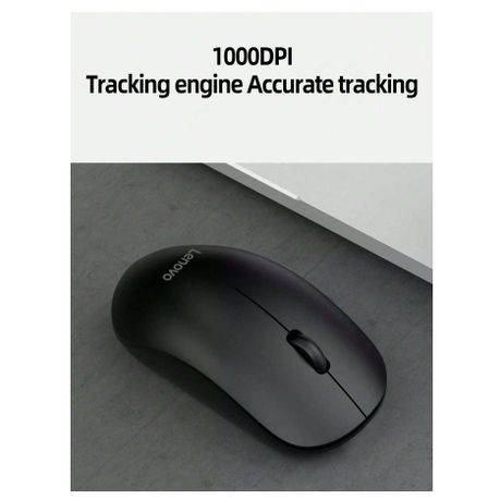 LENOVO - M26 - Advanced Optical Tracking Wireless Mouse - Black
