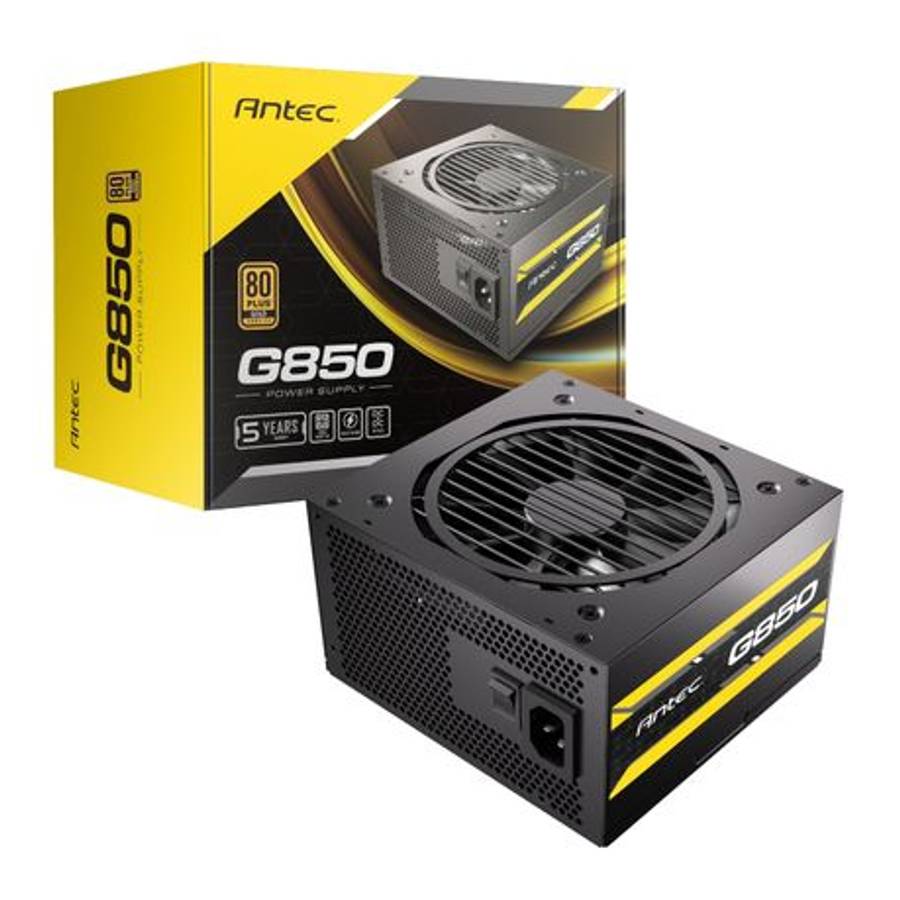 Antec - Atom G850 850W 80 Plus Gold Semi-Modular Power Supply - Antec - Atom G850 850W 80 Plus Go...