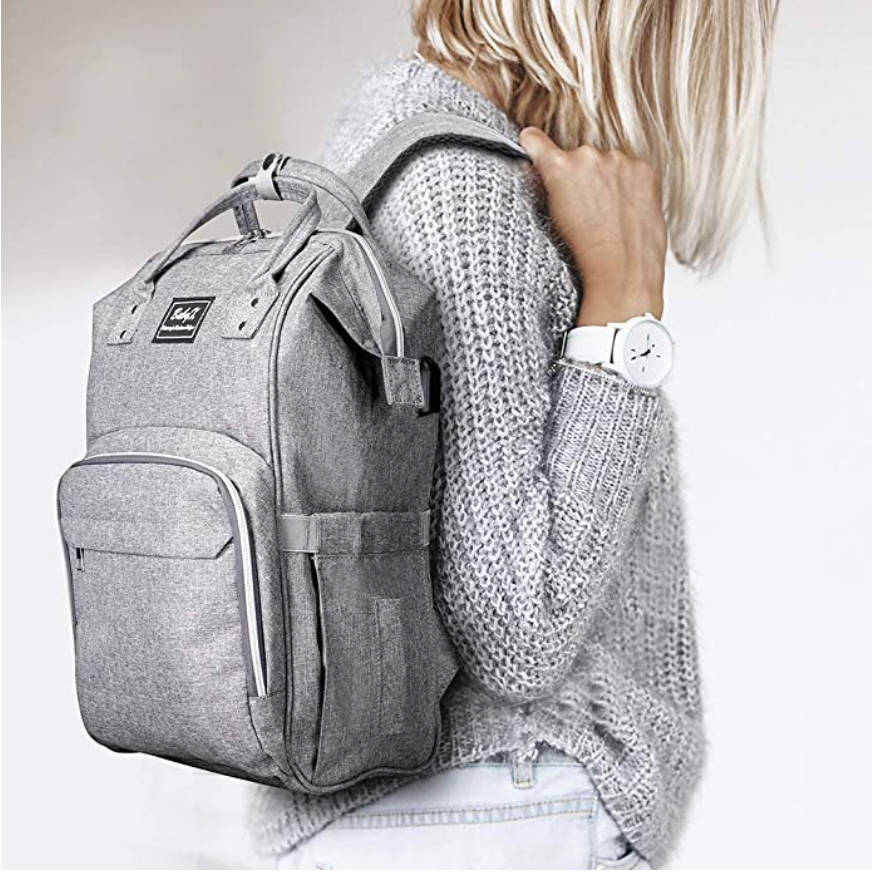 Baby Changing Diaper Storage Bag - Grey