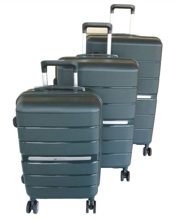 Mooistar 3pcs Unbreakable Travel Luggage