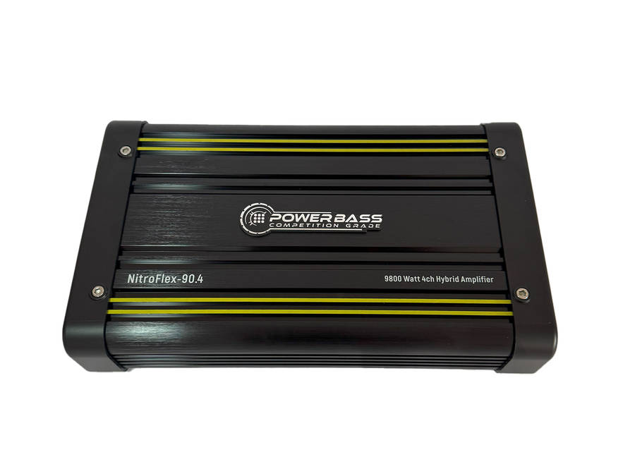 Powerbass NITROFLEX90.4 9800W 90RMSX4 4-Channel Amplifier
