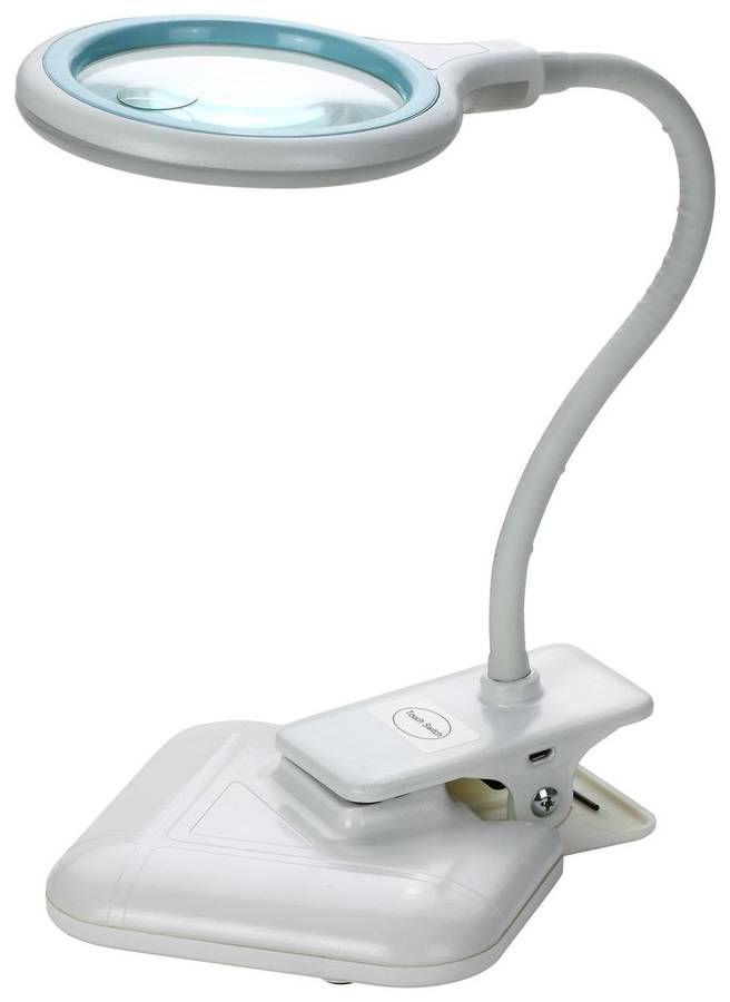 Duratool (DT000094) Magnifier, LED, 3/12 Dioptre Magnification, Micro USB 20X