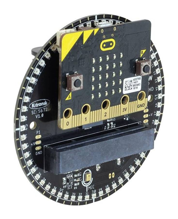 Kitronik (5672) Halo Board, 3.5 V to 5 V Supply, 60 LED, BBC micro:bit