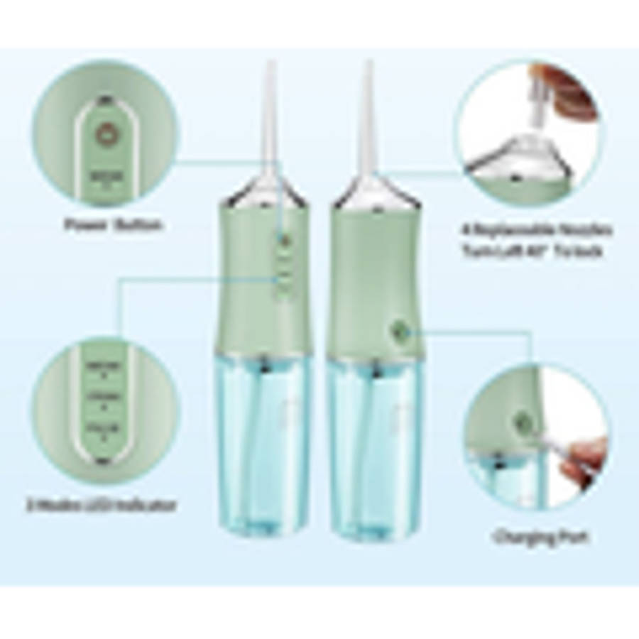 4 in 1 Electric Teeth Flusher - Green