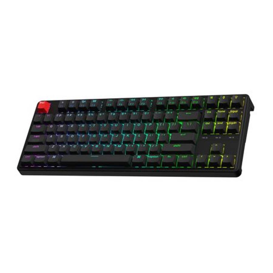 Keychron - C3 Pro 80% 8K Super Banana Switch Hot-swappable RGB Wired Custom Mechanical Keyboard -...
