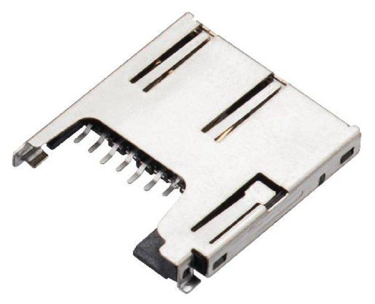 Wurth Elektronik (693071010811)Memory Card Connector, MicroSD, 8 Contacts