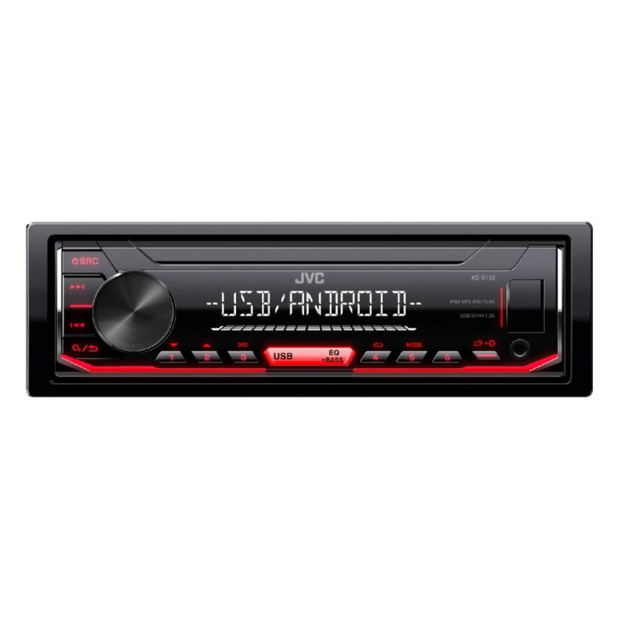 JVC KD-X152M Digital Media Receiver with Front USB/AUX Input